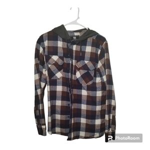 Men's Size M ELXR Flannel with Hood